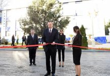 Prezident İlham Əliyev və xanımı Mehriban Əliyeva Tərtərdə Şahmat Məktəbinin yeni binasının açılışında iştirak ediblər (FOTO)