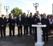 Prezident İlham Əliyev və xanımı Tərtərin içməli su təchizatı və kanalizasiya sistemlərinin yenidən qurulması münasibətilə tədbirdə iştirak ediblər (FOTO)