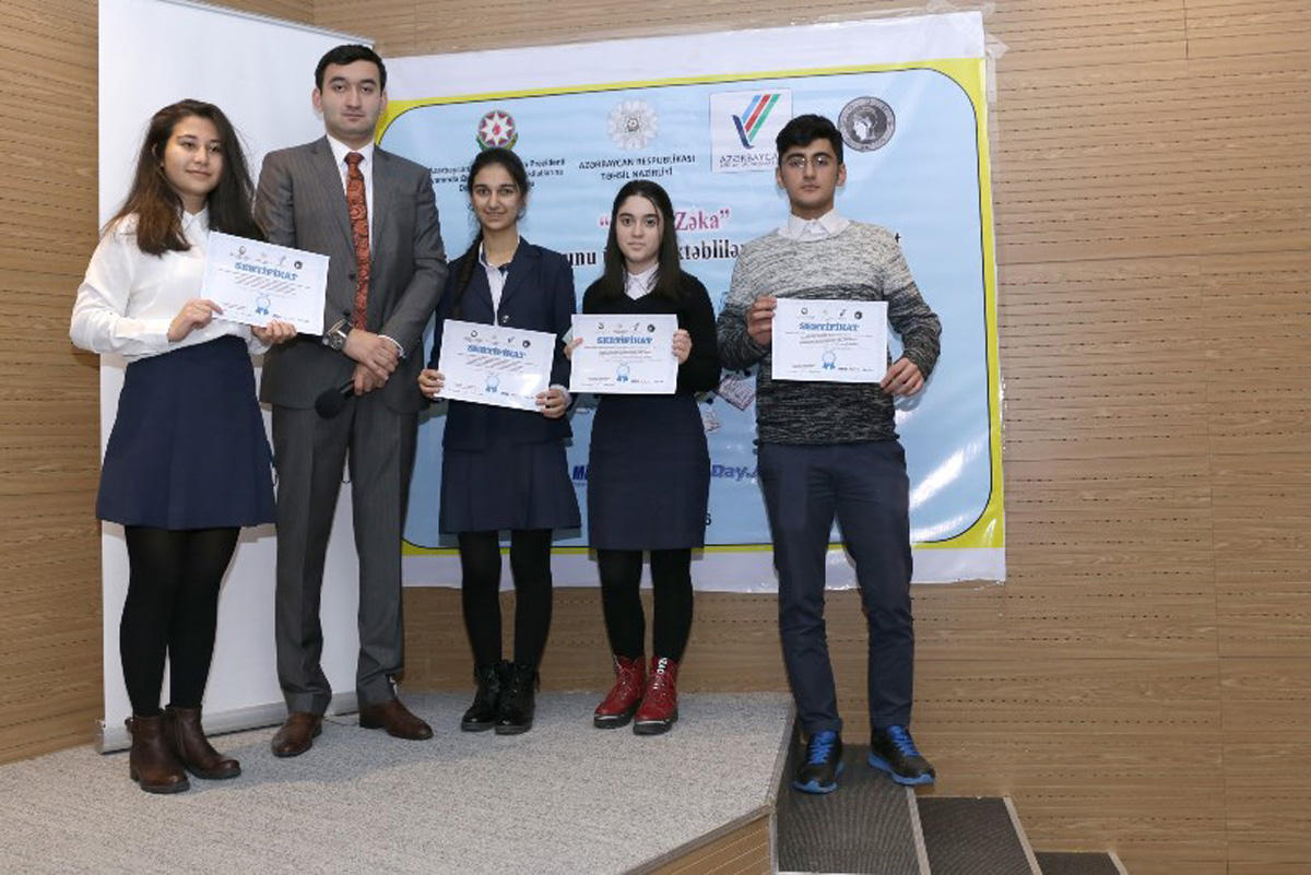 "Parlaq Zəka" intellektual oyunu üzrə məktəblilərarası çempionatın qalibləri bəlli olub (FOTO)