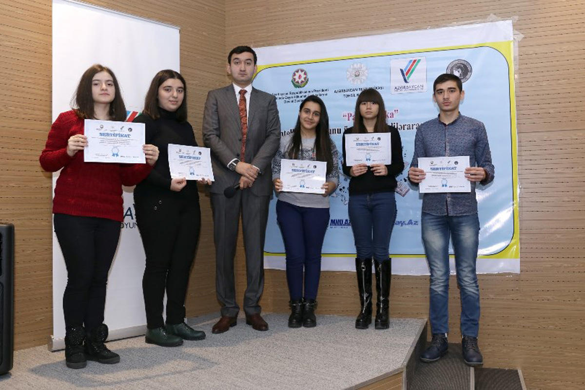 "Parlaq Zəka" intellektual oyunu üzrə məktəblilərarası çempionatın qalibləri bəlli olub (FOTO)