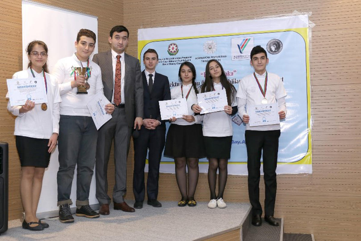 "Parlaq Zəka" intellektual oyunu üzrə məktəblilərarası çempionatın qalibləri bəlli olub (FOTO)