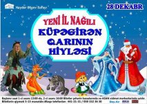Heydər Əliyev Sarayında uşaqlar üçün Yeni il şənlikləri (VİDEO)