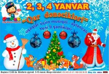Heydər Əliyev Sarayında uşaqlar üçün Yeni il şənlikləri (VİDEO)