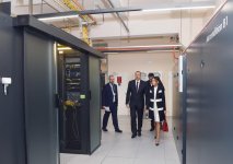 Prezident İlham Əliyev və xanımı RYTN-nin Regional Data və Beynəlxalq Kommutasiya mərkəzlərinin açılışında iştirak ediblər (YENİLƏNİB) (FOTO)