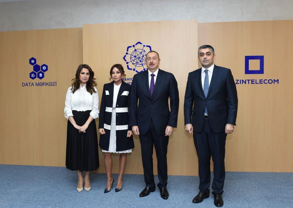 Prezident İlham Əliyev və xanımı RYTN-nin Regional Data və Beynəlxalq Kommutasiya mərkəzlərinin açılışında iştirak ediblər (YENİLƏNİB) (FOTO)