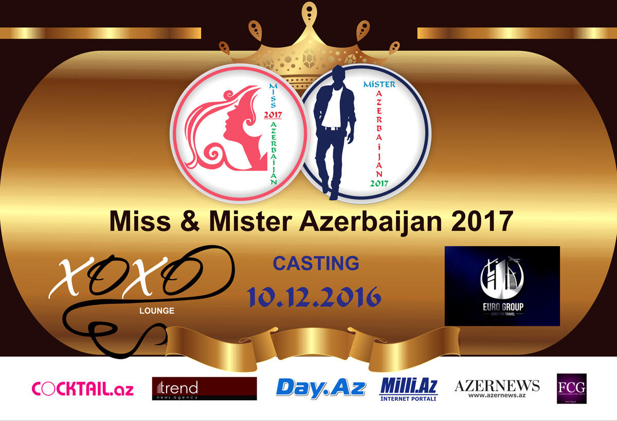 "Miss & Mister Azerbaijan 2017"-nin birinci kastinqi baş tutub (FOTO)