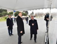 İlham Əliyev Zığ-Əmircan-Yeni Suraxanı avtomobil yolunun 5 km-lik hissəsinin əsaslı yenidənqurmadan sonra açılışında iştirak edib
(FOTO)