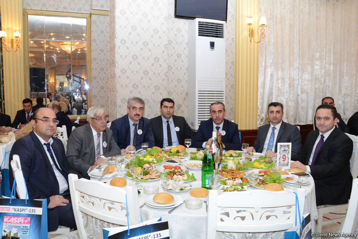 “Kaspi” qəzetinin 135 illiyi münasibətilə tədbir keçirilib (FOTO)