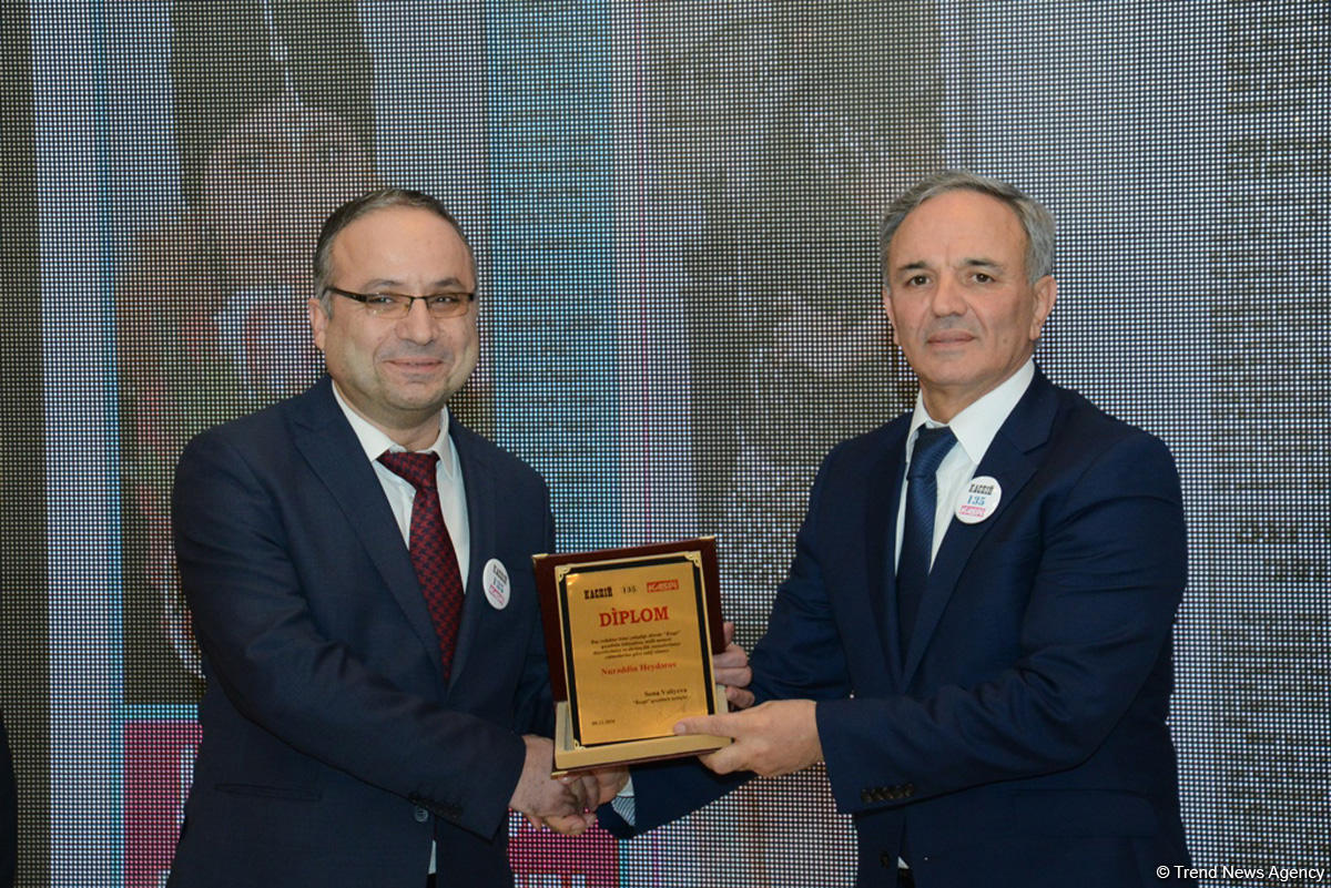 “Kaspi” qəzetinin 135 illiyi münasibətilə tədbir keçirilib (FOTO)