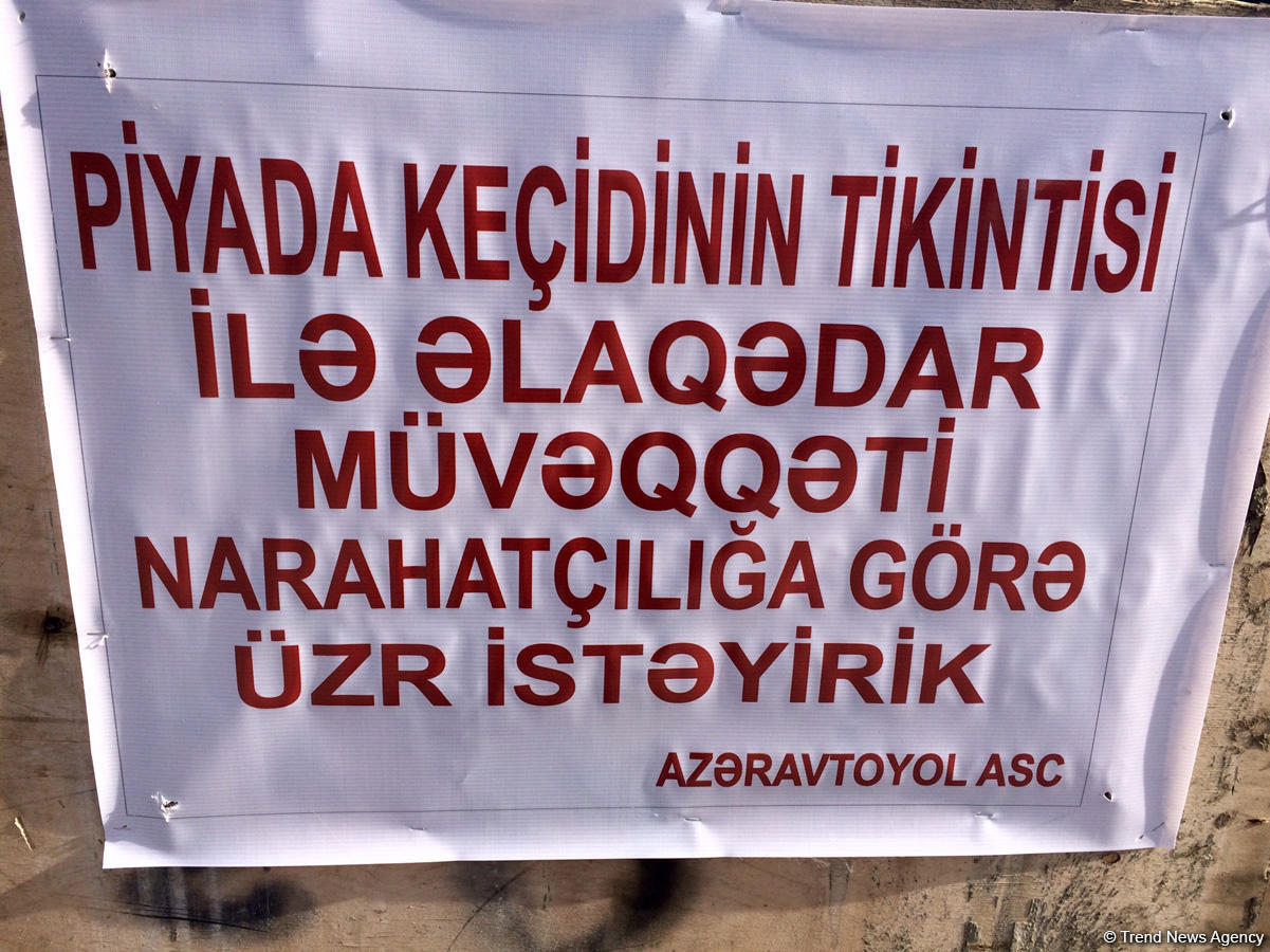 Bakıda daha bir yeraltı piyada keçidi tikilir (FOTO)