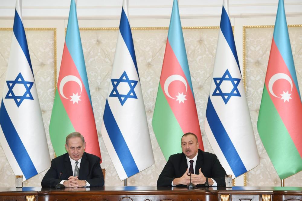 İlham Əliyev: Azərbaycan-İsrail münasibətləri çox geniş, şaxələnmiş münasibətlərdir, bir çox sahələri əhatə edir