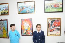 "Fövqəladə hallar uşaqların gözü ilə" uşaq yaradıcılıq müsabiqəsinin qalibləri mükafatlandırılıb (FOTO)