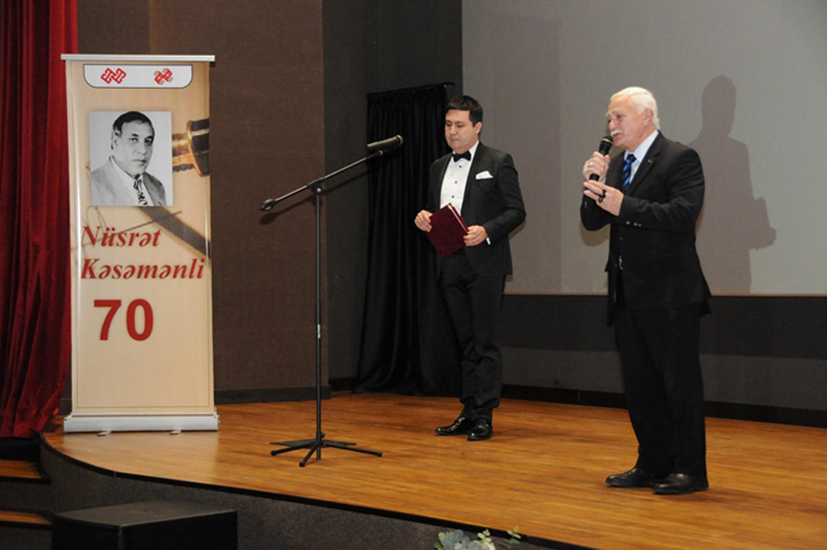 Nüsrət Kəsəmənlinin 70 illik yubileyi qeyd olunub  (FOTO)