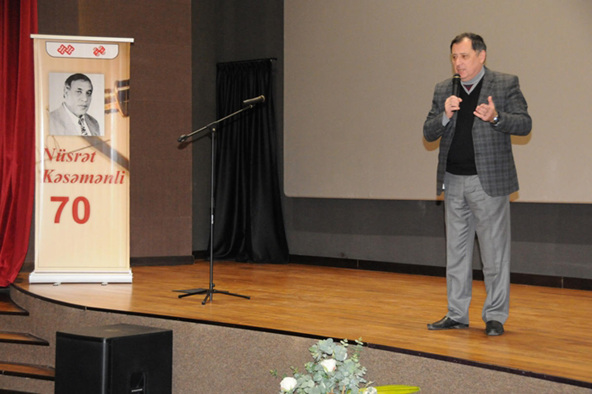 Nüsrət Kəsəmənlinin 70 illik yubileyi qeyd olunub  (FOTO)