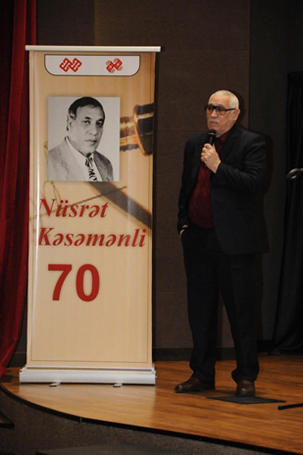 Nüsrət Kəsəmənlinin 70 illik yubileyi qeyd olunub  (FOTO)