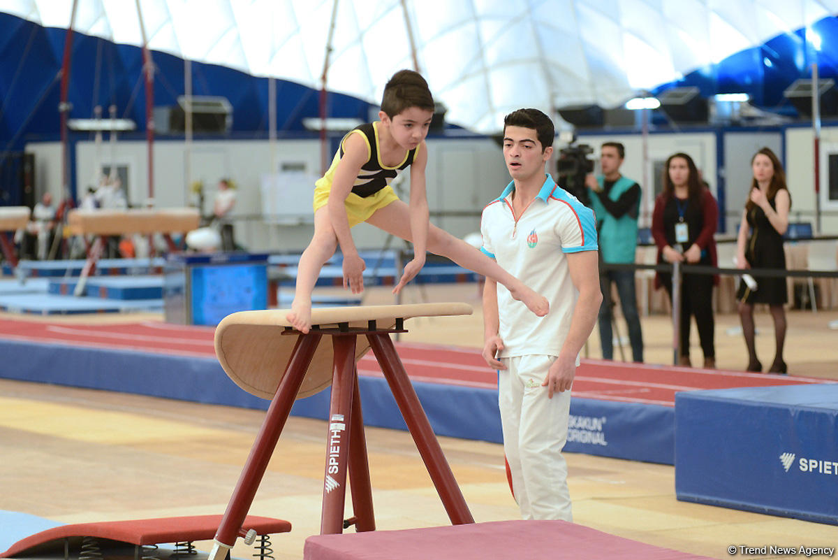 İlin son gimnastika yarışı başladı (FOTO)