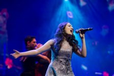 Leyla Əliyeva “Zima” Uşaq Estrada Musiqisi Festivalına baş çəkib (FOTO)