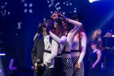 Leyla Əliyeva “Zima” Uşaq Estrada Musiqisi Festivalına baş çəkib (FOTO)