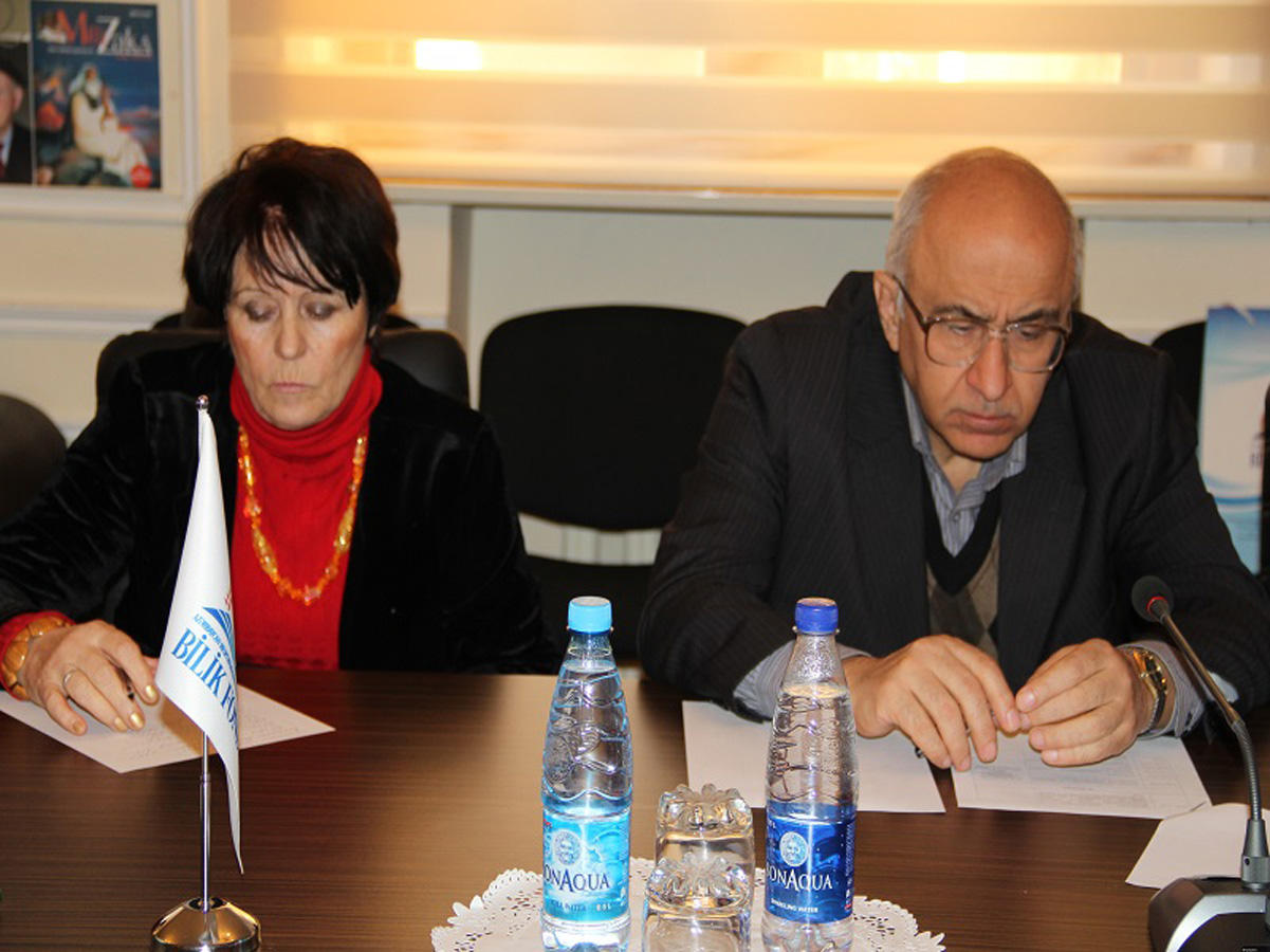 Puşkin adına Dövlət Rus Dili İnstitutunun əməkdaşları Bilik Fondunda olublar  (FOTO)