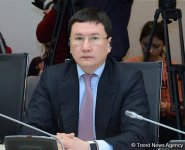 Nazir müavini: Çindən Avropaya gedən nəqliyyat yolları ilə bağlı türkdilli ölkələrin imkanı var ki... (FOTO)