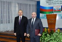 Prezident İlham Əliyev 2016-cı ilin idman yekunlarına həsr olunan mərasimdə iştirak edib (YENİLƏNİB-2) (FOTO)