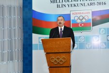 Prezident İlham Əliyev 2016-cı ilin idman yekunlarına həsr olunan mərasimdə iştirak edib (YENİLƏNİB-2) (FOTO)