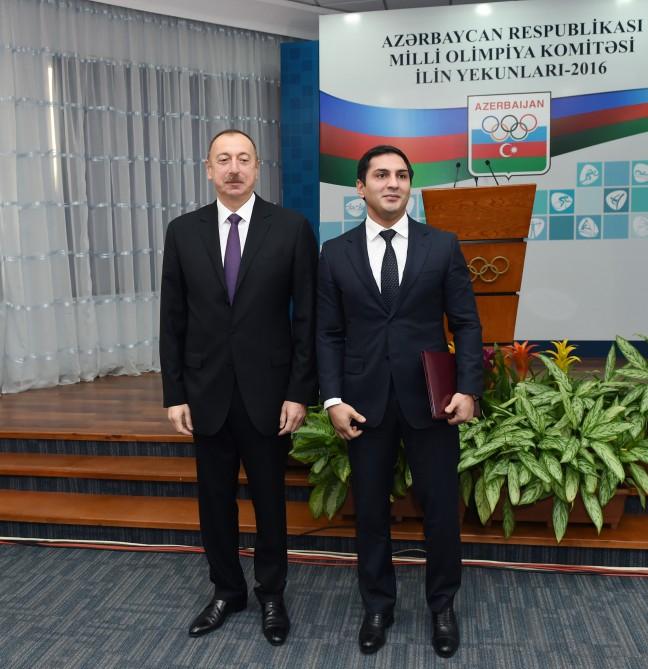 Prezident İlham Əliyev 2016-cı ilin idman yekunlarına həsr olunan mərasimdə iştirak edib (YENİLƏNİB-2) (FOTO)