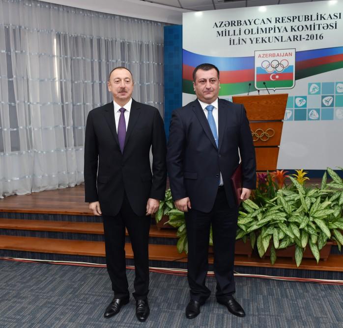 Prezident İlham Əliyev 2016-cı ilin idman yekunlarına həsr olunan mərasimdə iştirak edib (YENİLƏNİB-2) (FOTO)