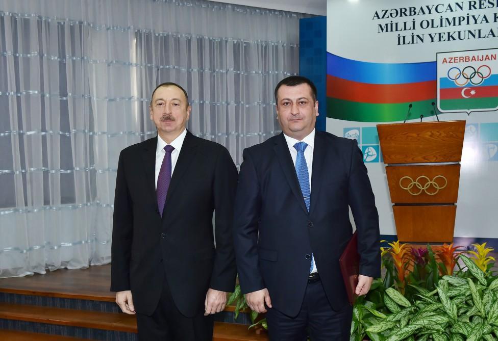 Prezident İlham Əliyev 2016-cı ilin idman yekunlarına həsr olunan mərasimdə iştirak edib (YENİLƏNİB-2) (FOTO)