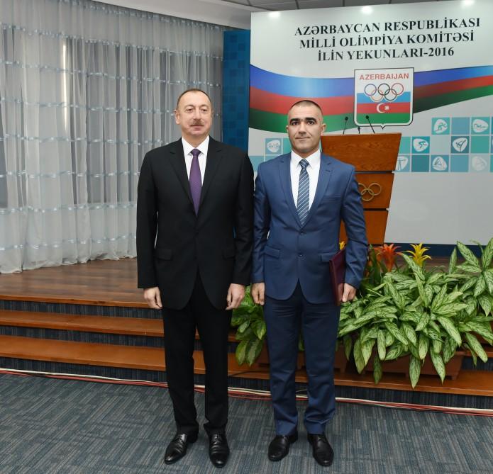 Prezident İlham Əliyev 2016-cı ilin idman yekunlarına həsr olunan mərasimdə iştirak edib (YENİLƏNİB-2) (FOTO)