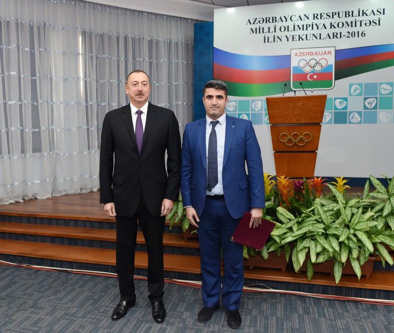 Prezident İlham Əliyev 2016-cı ilin idman yekunlarına həsr olunan mərasimdə iştirak edib (YENİLƏNİB-2) (FOTO)