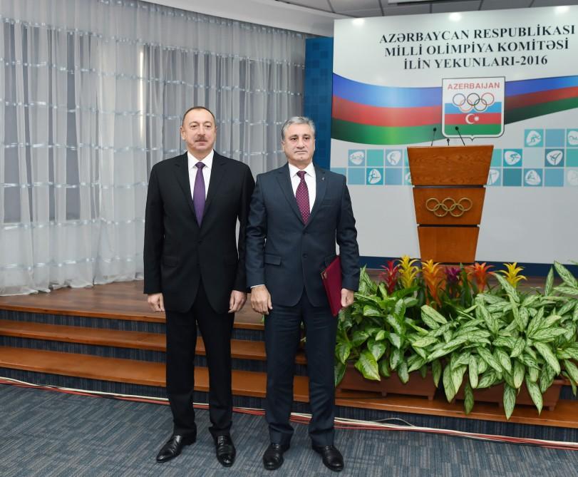 Prezident İlham Əliyev 2016-cı ilin idman yekunlarına həsr olunan mərasimdə iştirak edib (YENİLƏNİB-2) (FOTO)