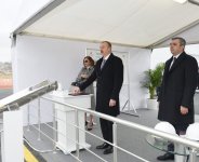 Prezident İlham Əliyev və xanımı Yasamal Yaşayış Kompleksində ilk 9 mərtəbəli binanın və məktəb binasının təməlqoyma mərasimində iştirak ediblər (YENİLƏNİB-2) (FOTO)