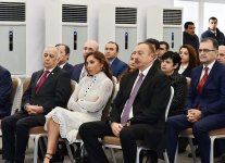 Prezident İlham Əliyev və xanımı Yasamal Yaşayış Kompleksində ilk 9 mərtəbəli binanın və məktəb binasının təməlqoyma mərasimində iştirak ediblər (YENİLƏNİB-2) (FOTO)