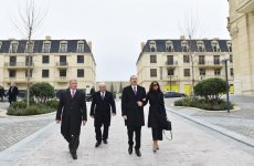 Prezident İlham Əliyev və xanımı "Bakı Ağ Şəhər"də görülən işlərlə tanış olublar (YENİLƏNİB)  (FOTO)