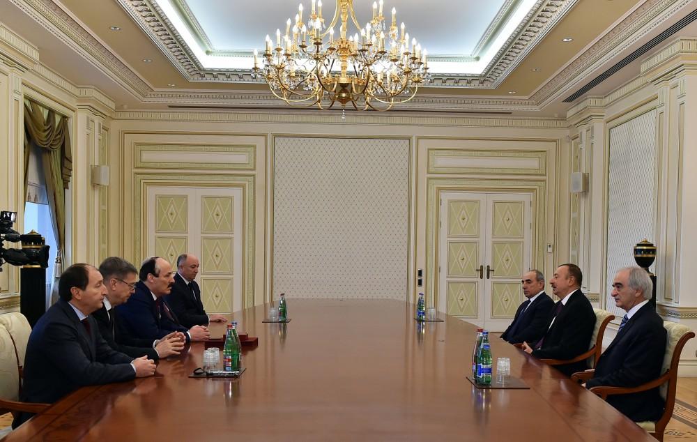 Prezident İlham Əliyev Dağıstan Respublikasının başçısını qəbul edib  (FOTO) (YENİLƏNİB)