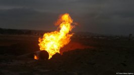 Bakıda qaz kəmərində partlayış: qəza yerindən FOTOLAR