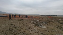 Bakıda qaz kəmərindəki yanğın söndürüldü (YENİLƏNİB-2)  (FOTO)