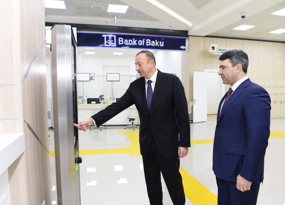Prezident İlham Əliyev 1 saylı "ASAN kommunal" Mərkəzinin açılışında iştirak edib (FOTO) (YENİLƏNİB-2)