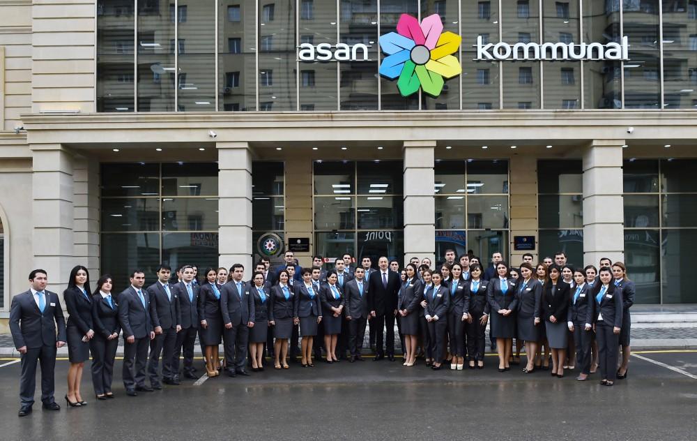 Prezident İlham Əliyev 1 saylı "ASAN kommunal" Mərkəzinin açılışında iştirak edib (FOTO) (YENİLƏNİB-2)