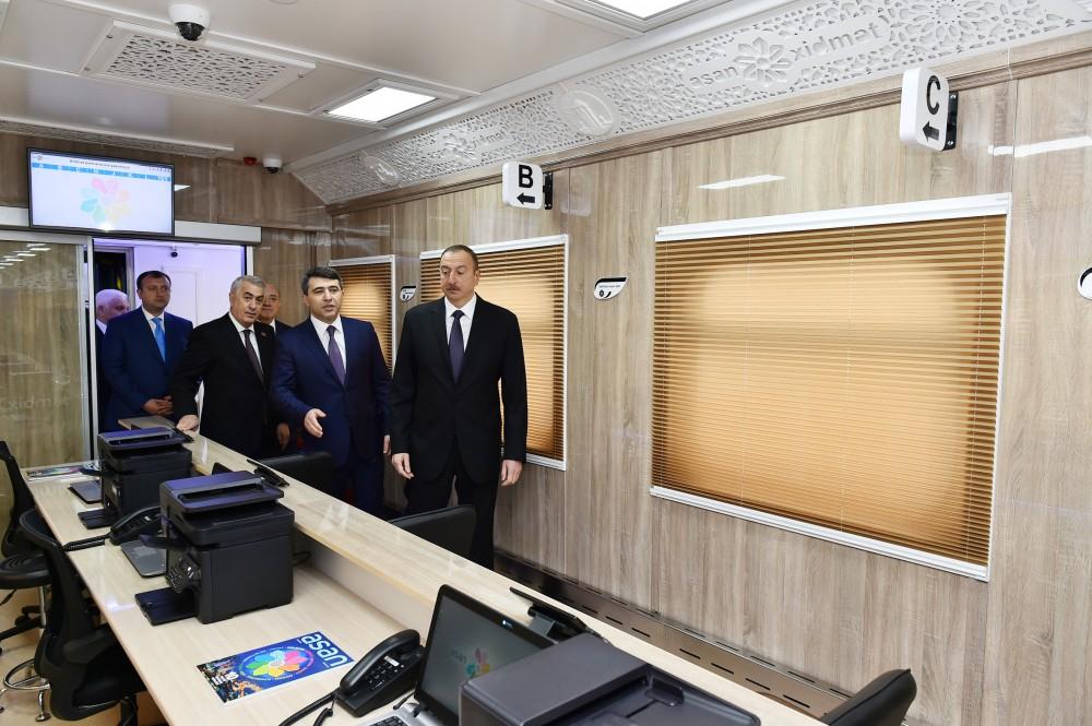 Prezident İlham Əliyev 1 saylı "ASAN kommunal" Mərkəzinin açılışında iştirak edib (FOTO) (YENİLƏNİB-2)