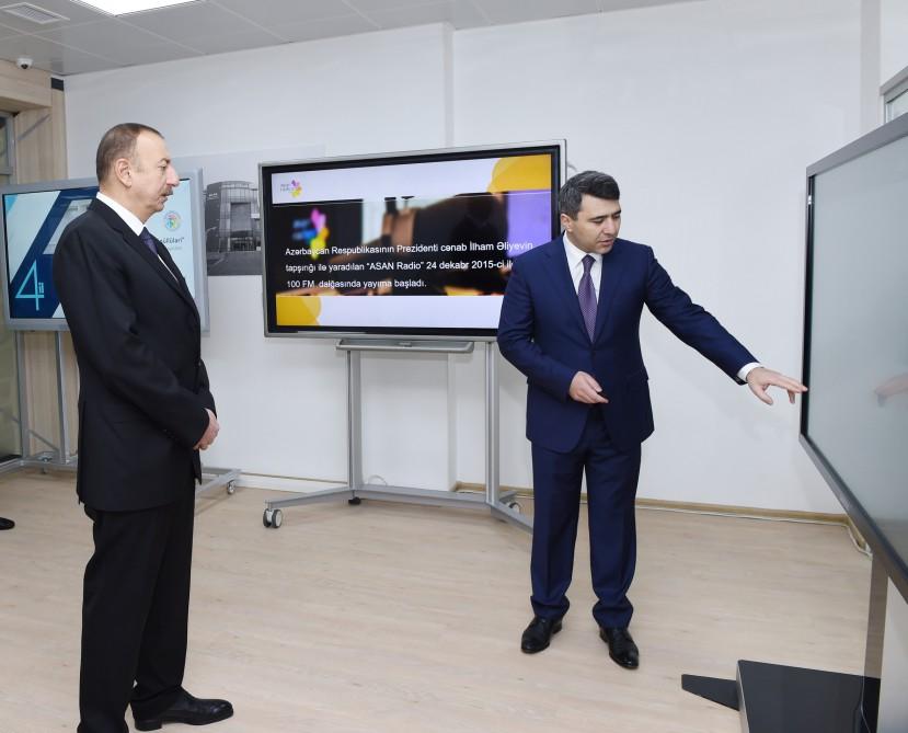 Prezident İlham Əliyev 1 saylı "ASAN kommunal" Mərkəzinin açılışında iştirak edib (FOTO) (YENİLƏNİB-2)