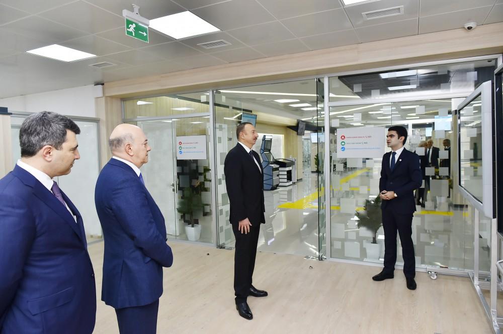 Prezident İlham Əliyev 1 saylı "ASAN kommunal" Mərkəzinin açılışında iştirak edib (FOTO) (YENİLƏNİB-2)
