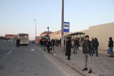 Bakıda növbəti avtobus dayanacağı cibi yaradıldı (FOTO)