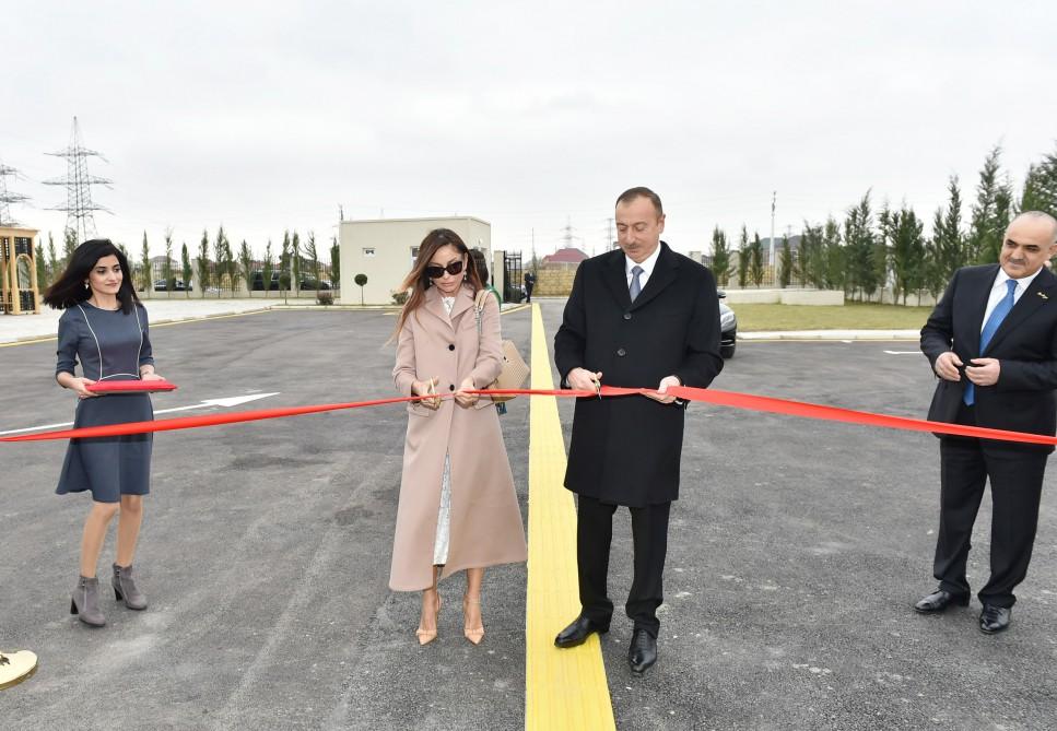 Prezident İlham Əliyev və xanımı əlillər üçün sosial reabilitasiya mərkəzlərinin və sığınacaqların açılışında iştirak ediblər (YENİLƏNİB) FOTO)