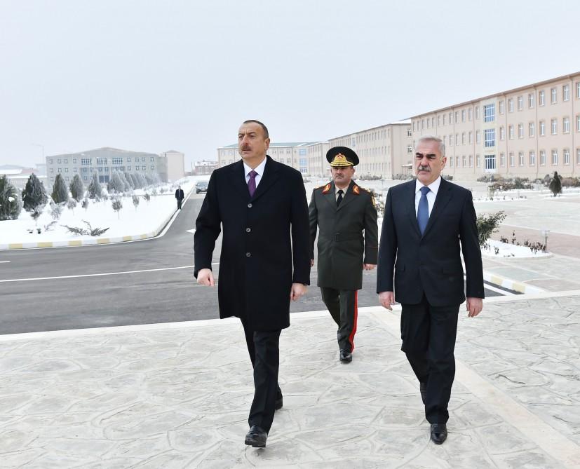 Əlahiddə Ümumqoşun Ordusunun “N” saylı hərbi hissəsindəki əsgər yataqxanasının və Əsgəri-Məişət Kompleksinin açılışı olub  (FOTO)(YENİLƏNİB)