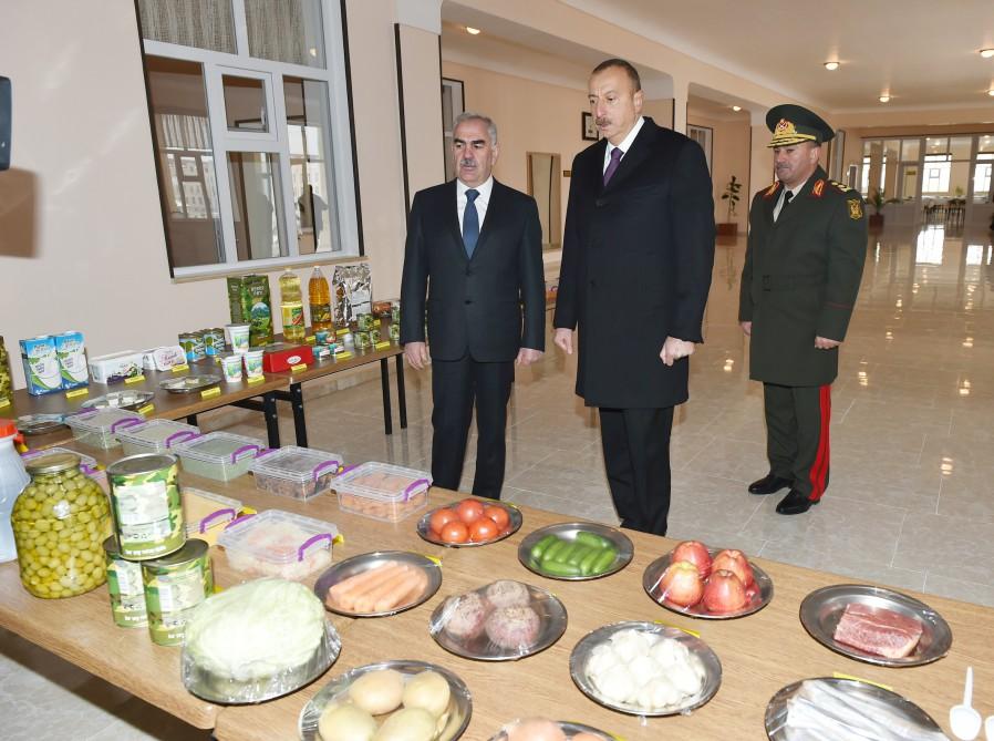 Əlahiddə Ümumqoşun Ordusunun “N” saylı hərbi hissəsindəki əsgər yataqxanasının və Əsgəri-Məişət Kompleksinin açılışı olub  (FOTO)(YENİLƏNİB)