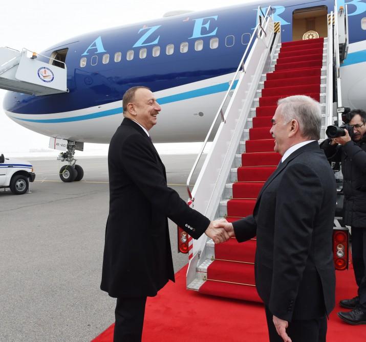 Prezident İlham Əliyevin Naxçıvan Muxtar Respublikasına səfəri başa çatıb (FOTO)