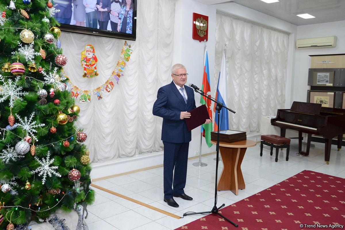 Trend-in Rus xəbərlər xidmətinin rəhbəri Rusiya səfirliyi tərəfindən diplomla təltif olunub (FOTO)