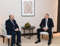 Prezident İlham Əliyev Davosda Avropa Yenidənqurma və İnkişaf Bankının prezidenti ilə görüşüb (FOTO) (YENİLƏNİB)